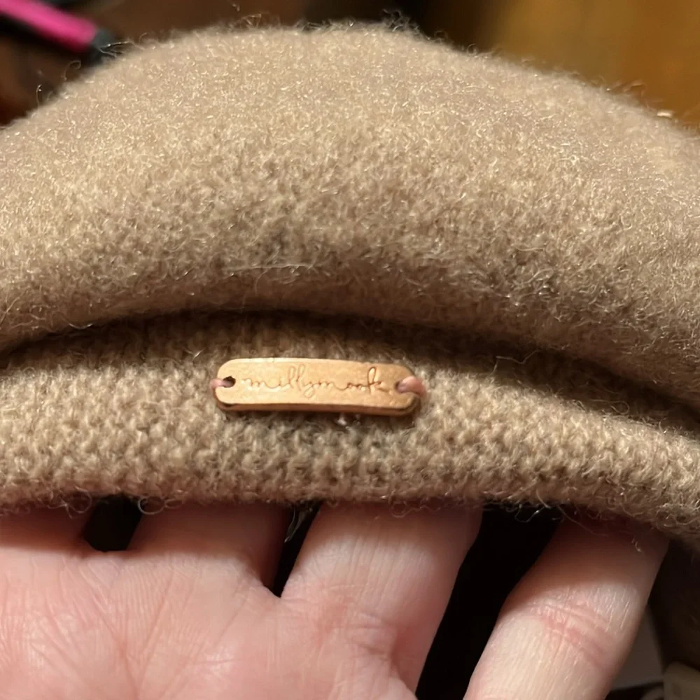 NWT Millymook Girl’s Tan Lorelei Wool Beret Hat